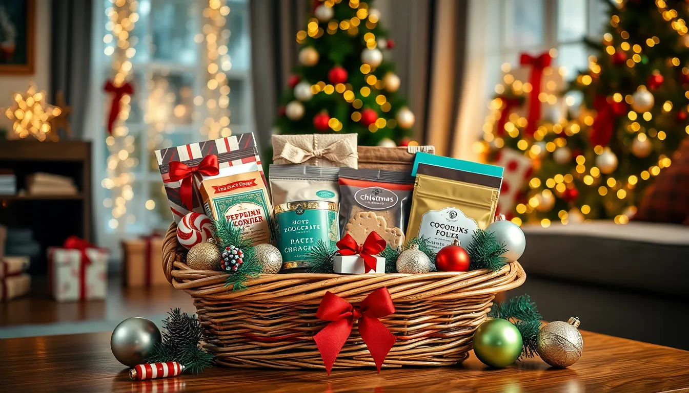 25 Christmas Basket Gift Ideas That'll Make Everyone's Holiday Perfect 4 25 Christmas Basket Gift Ideas That'll Make Everyone's Holiday Perfect 3