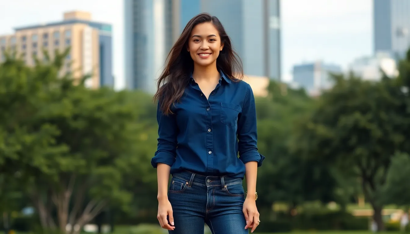 Navy Blue Shirt Outfit Ideas: 15 Stylish Ways to Wear This Wardrobe Essential 3