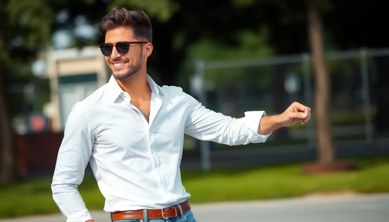 25 White Shirt Outfit Ideas for Men: From Office to Weekend (Style Guide 2025) 3