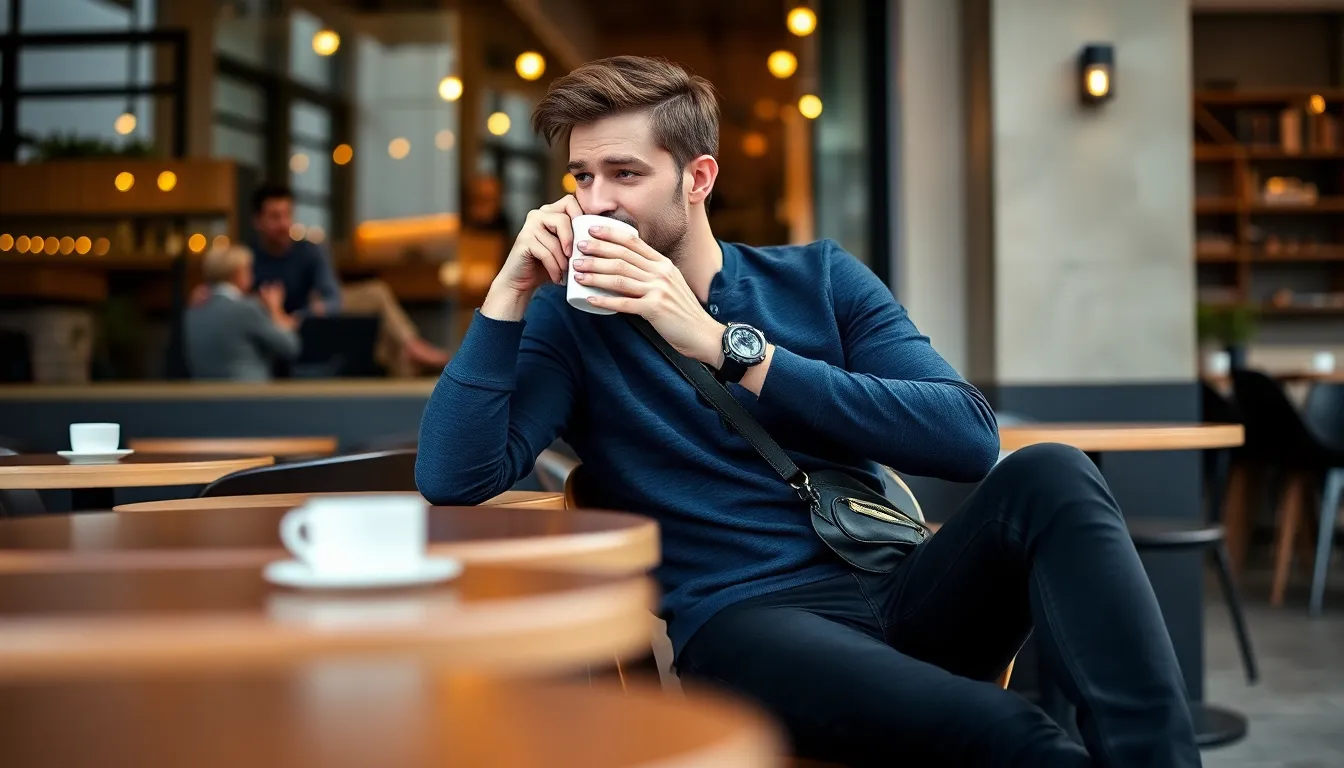 25 Stylish Dark Blue Shirt Outfit Ideas Every Man Should Try in 2025 5