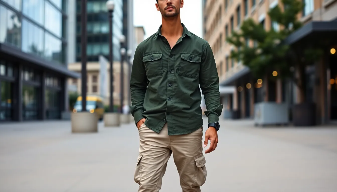 15 Stylish Green Shirt Outfit Ideas for Men (2025 Style Guide) 5