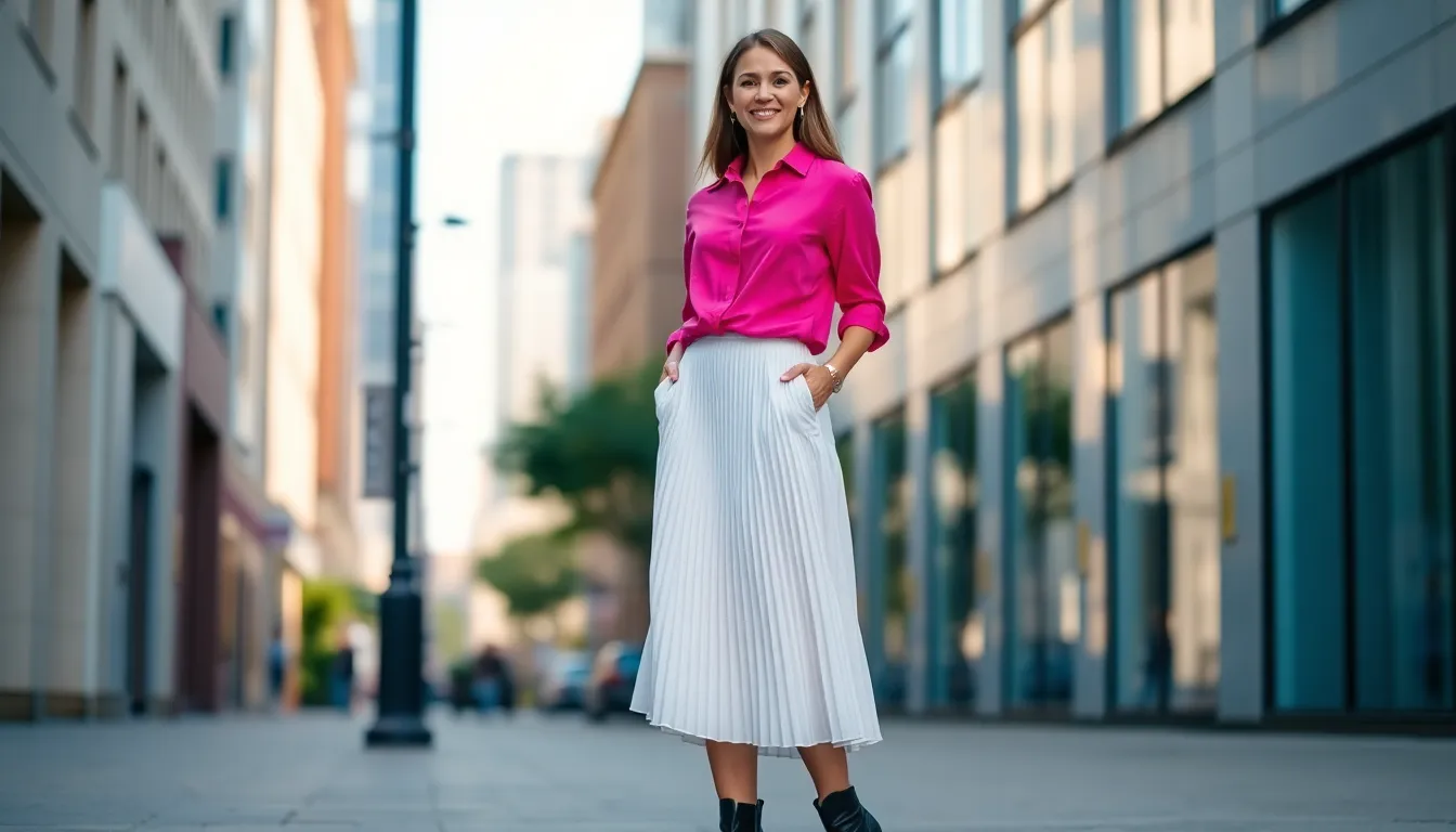 15 Stunning Hot Pink Shirt Outfit Ideas That'll Transform Your Wardrobe 5