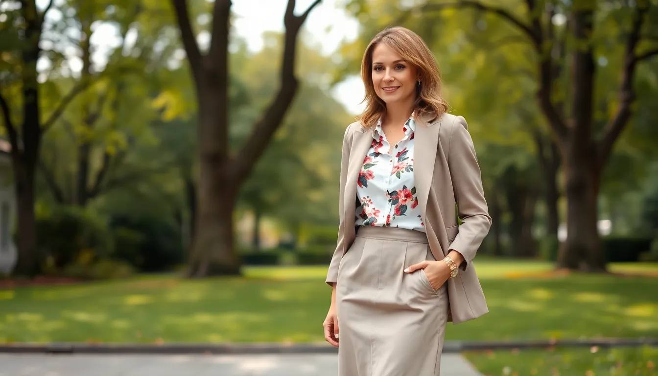 25 Chic Shirt and Skirt Outfit Ideas That'll Transform Your Style Game 5