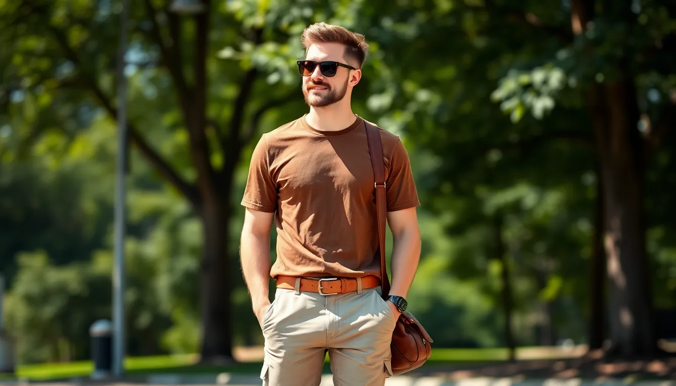 25 Brown T-Shirt Outfit Ideas That'll Make You Ditch Your Basic Tees 7