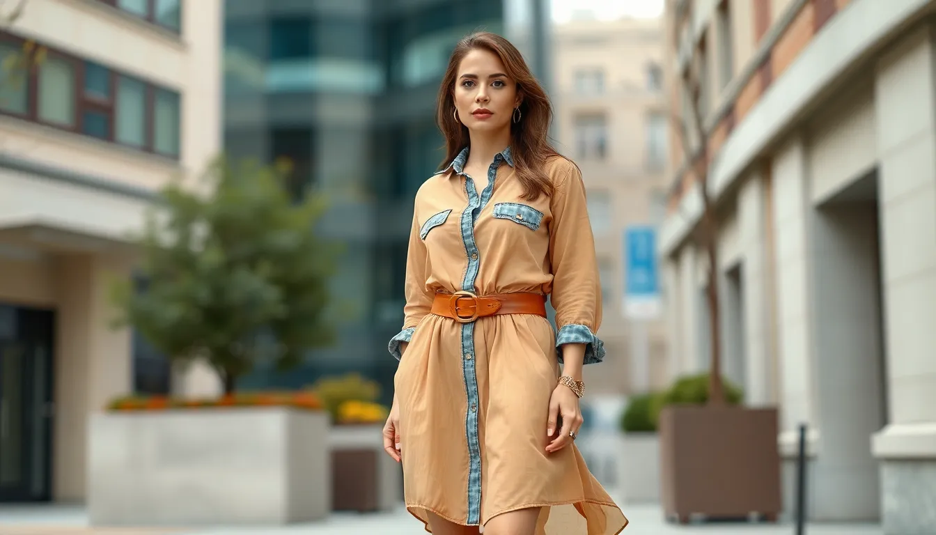How to Style a Dress with Shirt Underneath: 15 Chic Layering Ideas That Work 7