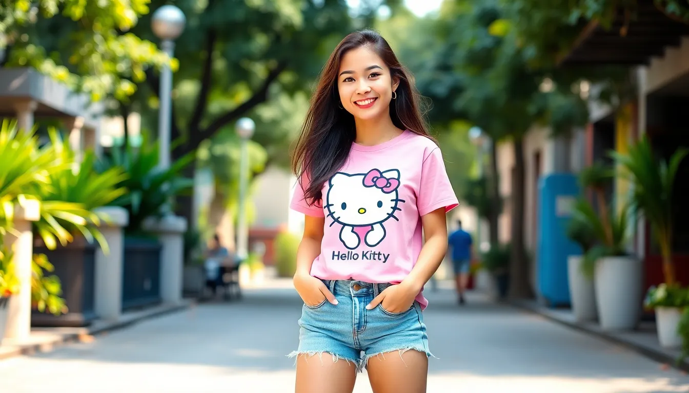 Hello Kitty T-Shirt Guide: Best Styles, Where to Buy & Styling Tips 2025 8 Hello Kitty T-Shirt Guide: Best Styles, Where to Buy & Styling Tips 2025 7