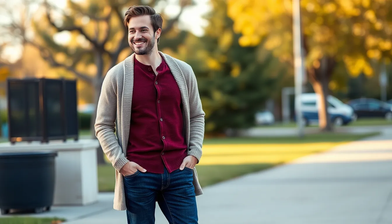 25 Maroon Shirt Outfit Ideas for Men: Style Guide & Outfit Combinations 7