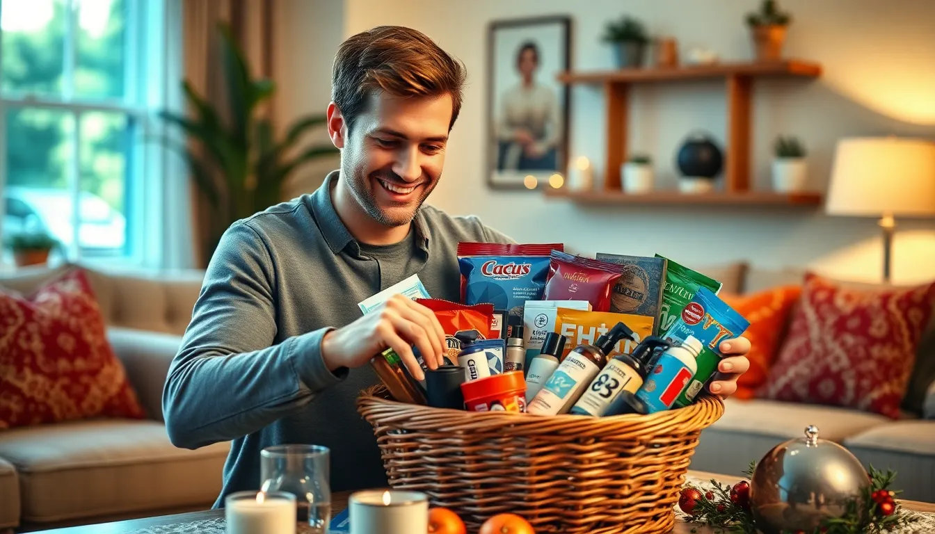 50+ Creative Mens Gift Basket Ideas That'll Make Him Actually Excited 7