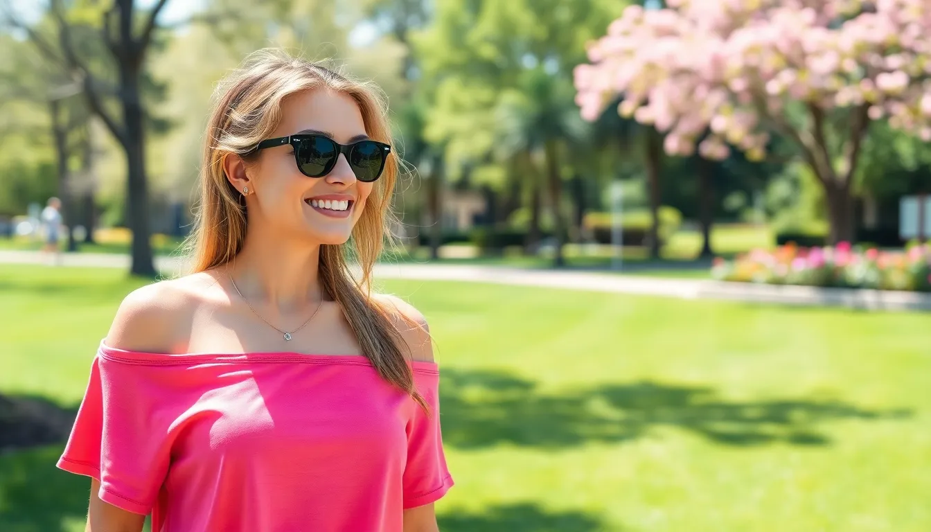Off Shoulder T Shirt Style Guide: 15 Ways to Rock This Trending Wardrobe Essential 7