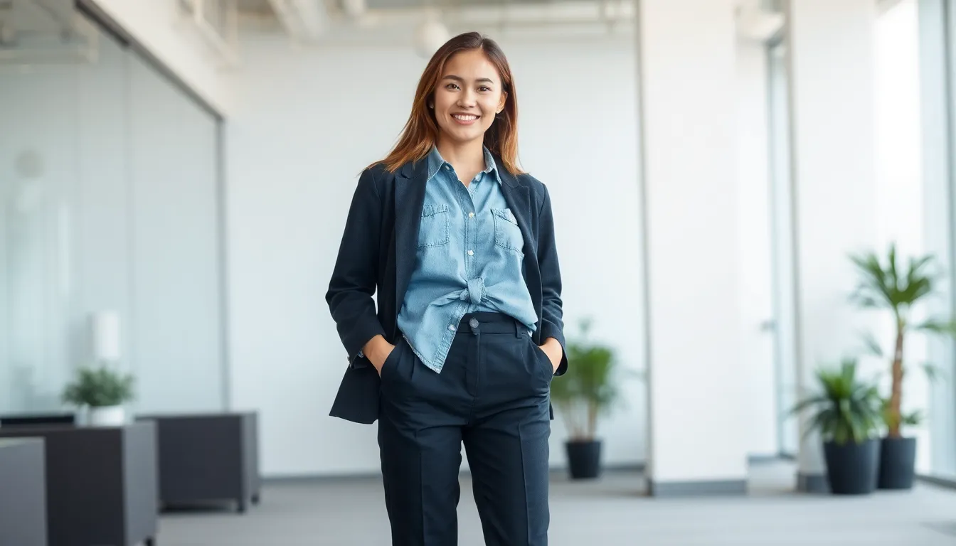15 Chic Oversized Denim Shirt Outfit Ideas That'll Transform Your Wardrobe 7