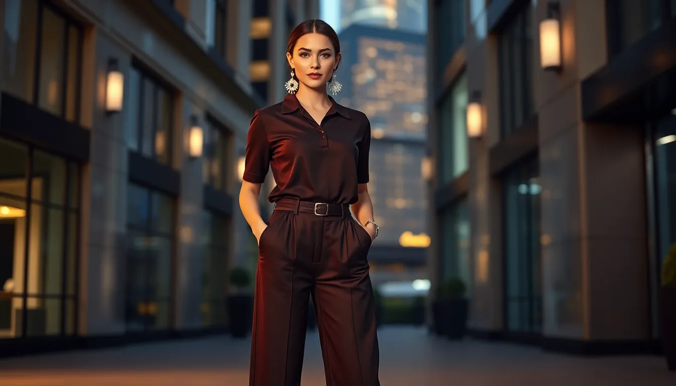 25 Chic Women's Polo Shirt Outfits: From Office to Weekend Style Guide 7