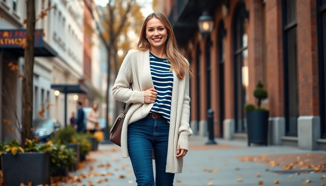 25 Chic Blue Striped Shirt Outfit Ideas That Work for Any Occasion 9