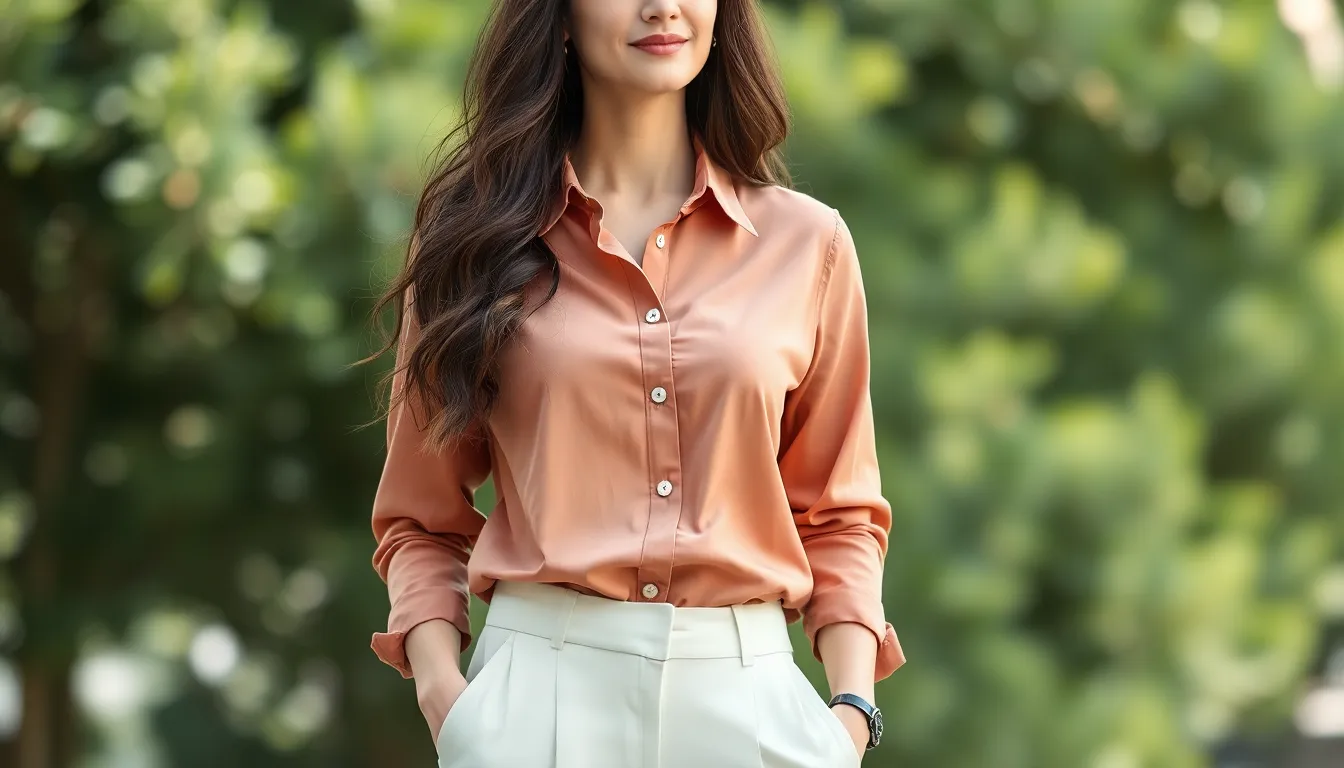15 Stylish Button Up Shirt Outfit Ideas for Every Occasion (2025 Guide) 9