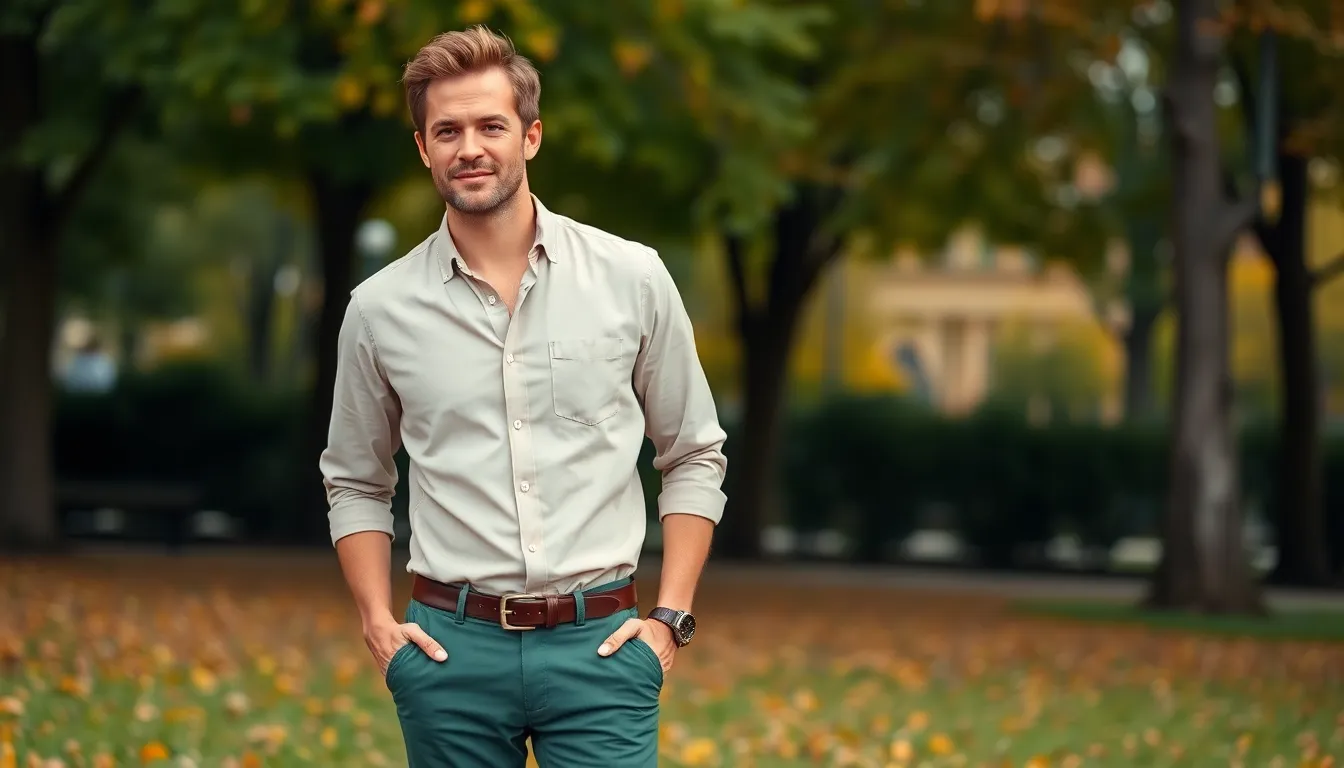 25 Stylish Beige Shirt Outfit Ideas for Men That Actually Look Amazing 11