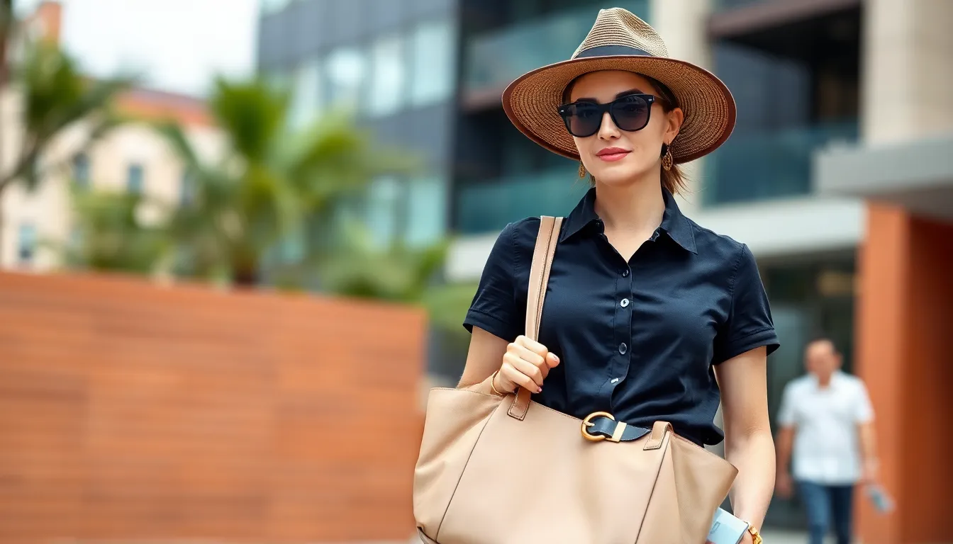 25 Chic Black Polo Shirt Outfit Ideas Every Woman Needs to Try in 2025 11