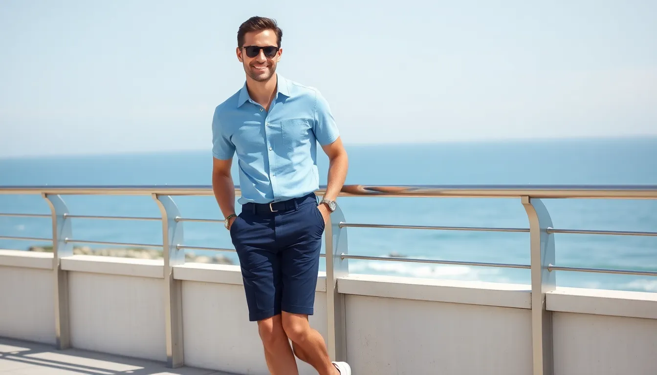 25 Blue Shirt Outfit Ideas for Men That Actually Look Good in 2025 11