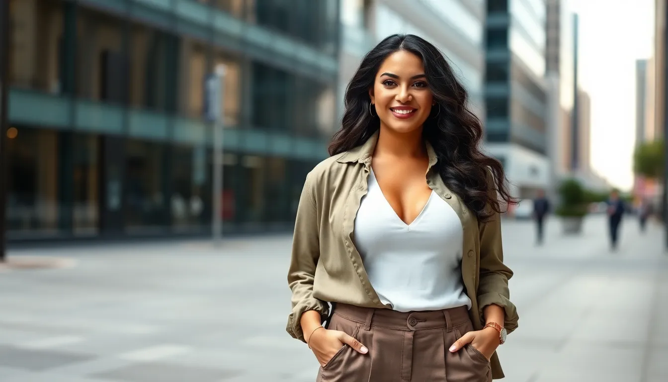 15 Chic Open Shirt Outfit Ideas for Women: From Casual to Elegant Looks 11