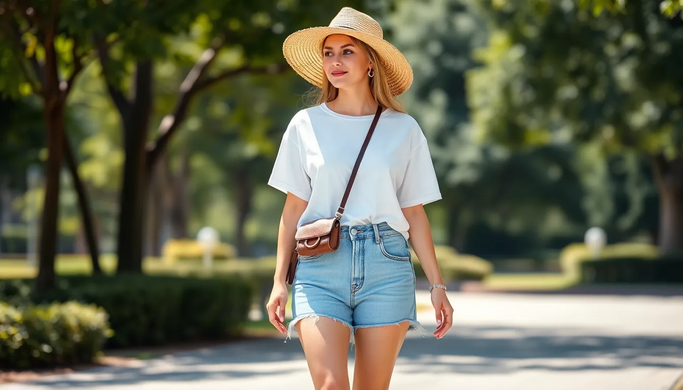 15 Chic Oversized T-Shirt Outfit Ideas That'll Transform Your Wardrobe 11