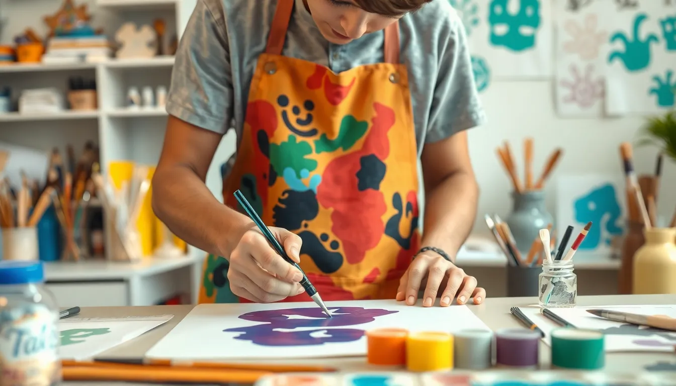 25+ Creative T Shirt Painting Ideas That Transform Plain Tees Into Wearable Art 11