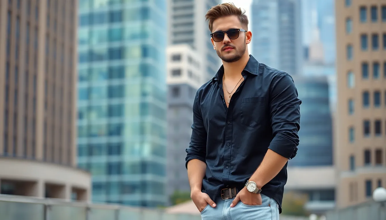 25 Black Shirt Outfit Ideas for Men: From Casual to Formal Styling Guide 13