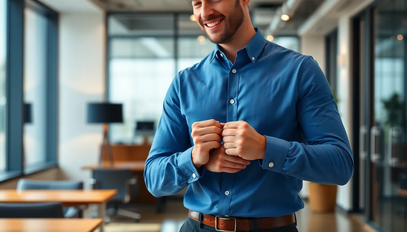 25 Blue Button Down Shirt Outfit Ideas That Work for Every Occasion 13