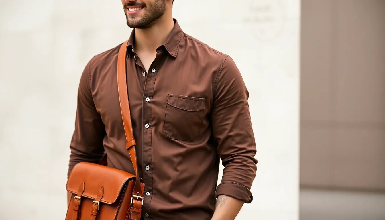 15 Brown Shirt Outfit Ideas for Men: From Casual to Business Professional 13