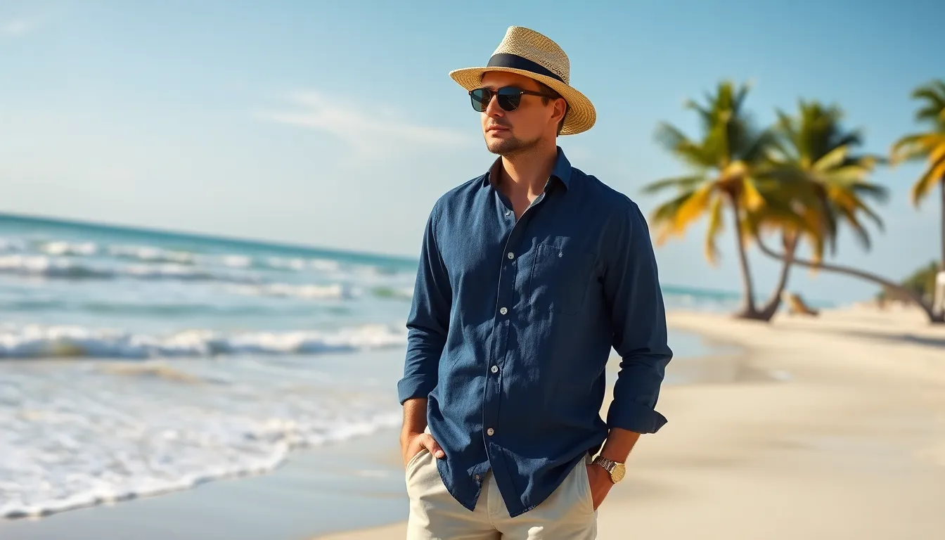 25 Stylish Dark Blue Shirt Outfit Ideas Every Man Should Try in 2025 13