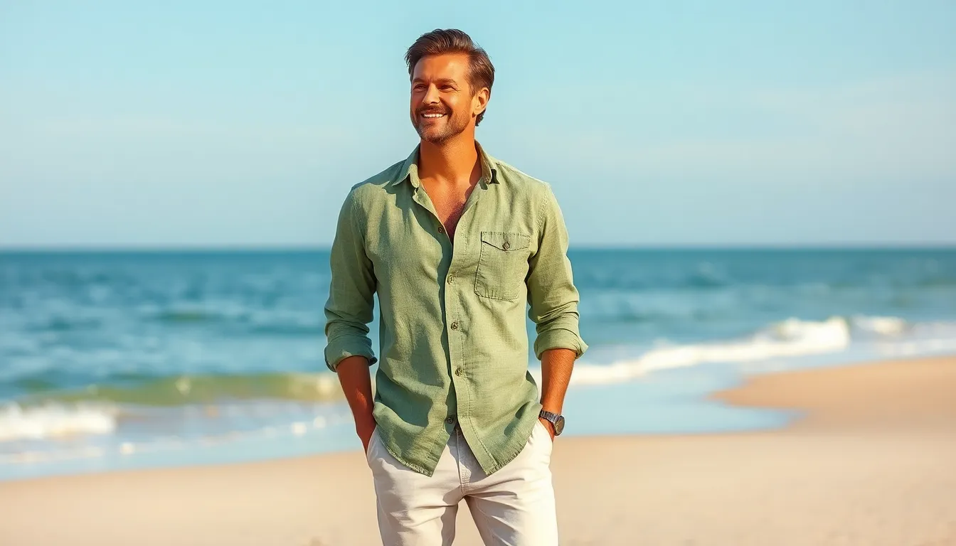 15 Stylish Green Shirt Outfit Ideas for Men (2025 Style Guide) 13