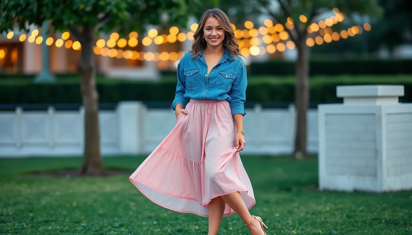 15 Chic Oversized Denim Shirt Outfit Ideas That'll Transform Your Wardrobe 13