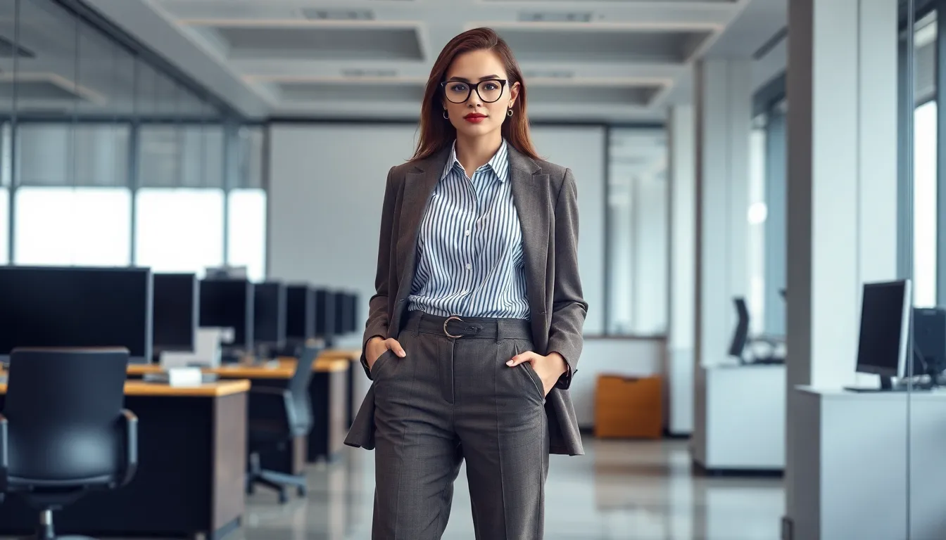 15 Chic Striped Button Up Shirt Outfit Ideas That Actually Work 15