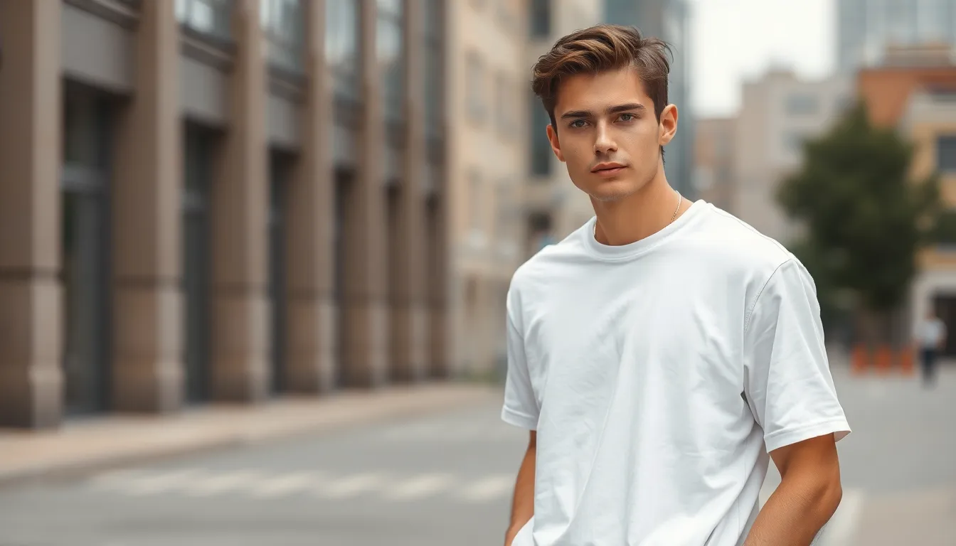 15 Stylish White T-Shirt Outfits for Men: From Casual to Business Ready 13
