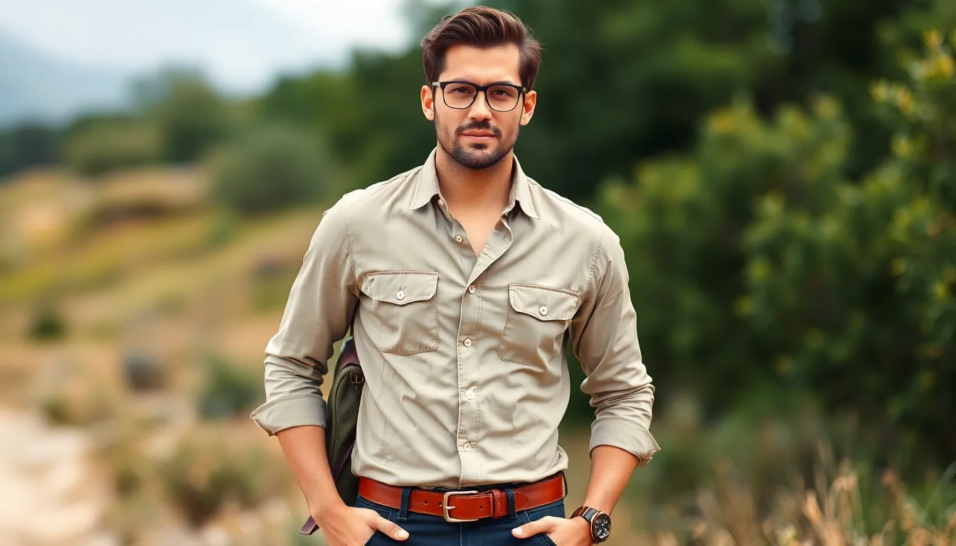 25 Stylish Beige Shirt Outfit Ideas for Men That Actually Look Amazing 15