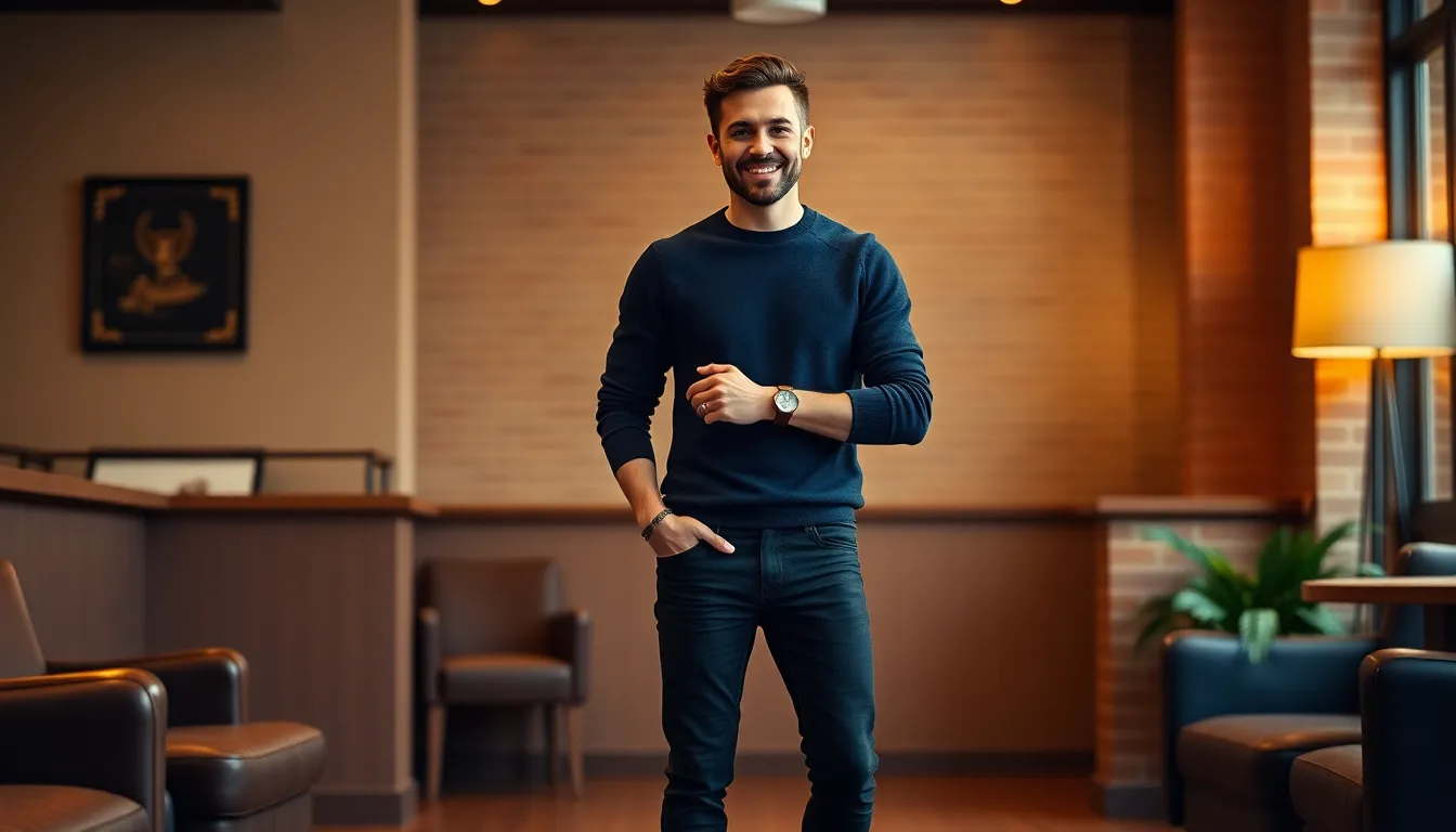 25 Stylish Dark Blue Shirt Outfit Ideas Every Man Should Try in 2025 15