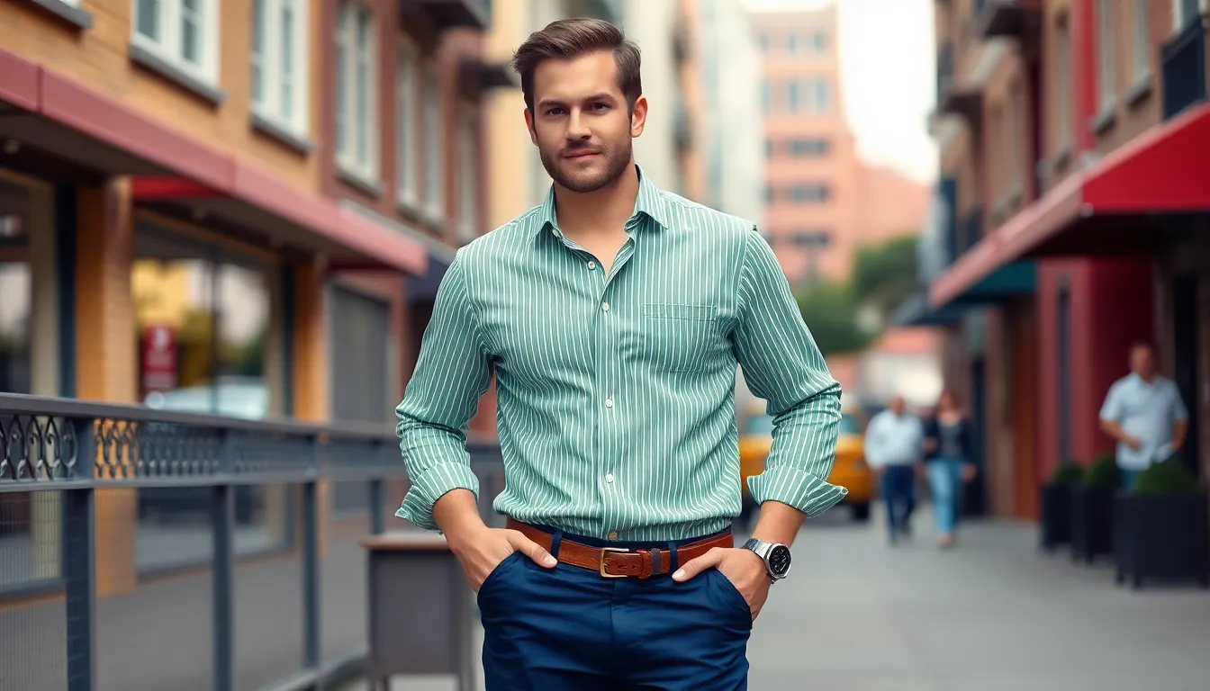 15 Stylish Green Shirt Outfit Ideas for Men (2025 Style Guide) 15
