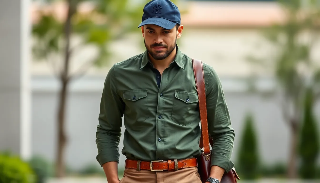 25 Olive Green Shirt Outfit Ideas for Men That Actually Look Great 15