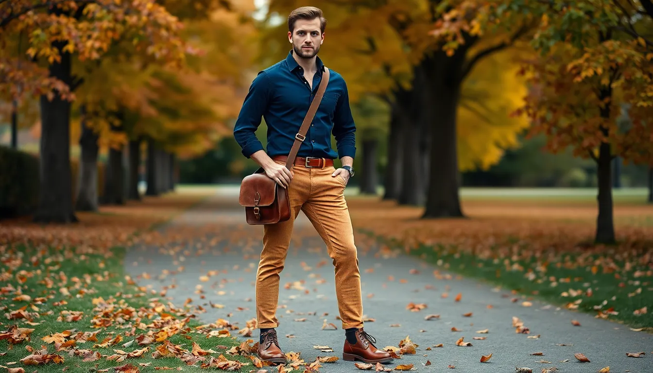 Navy Blue Shirt Outfit Ideas for Men: 15 Stylish Ways to Wear This Classic Staple 17