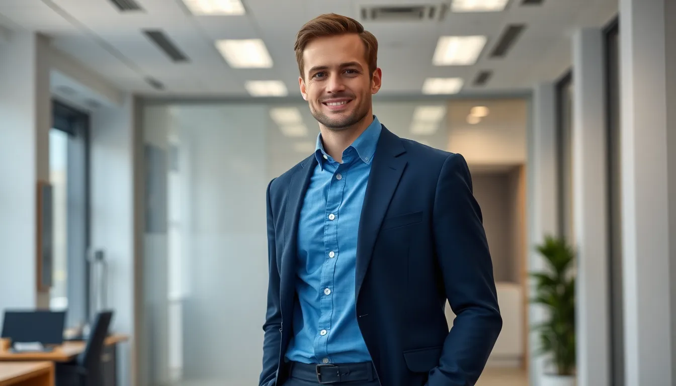 25 Blue Button Up Shirt Outfit Ideas That Work for Every Occasion 1