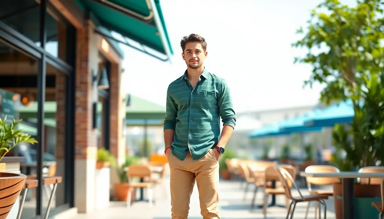 27 Stylish Green Striped Shirt Outfit Ideas That'll Transform Your Wardrobe 1
