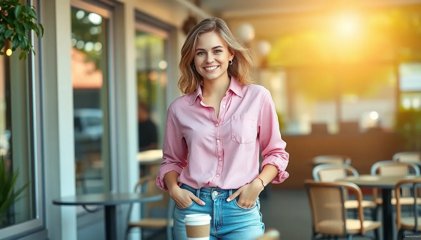 25 Stunning Pink Button Up Shirt Outfit Ideas for Every Occasion (2025 Guide) 1