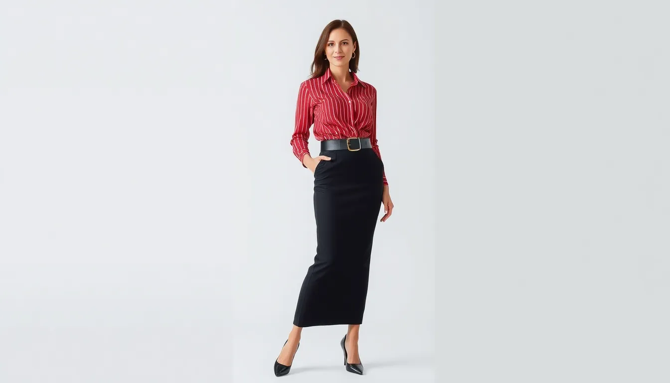 7 Chic Red Striped Shirt Outfit Ideas That Work for Any Occasion 1