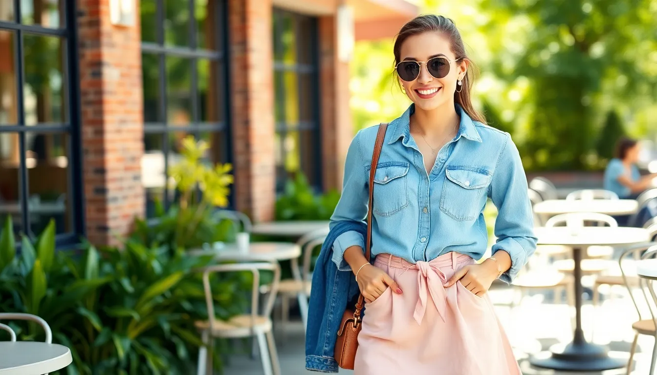 25 Chic Shirt and Skirt Outfit Ideas That'll Transform Your Style Game 1