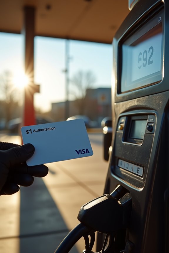 1 pre authorization at pump