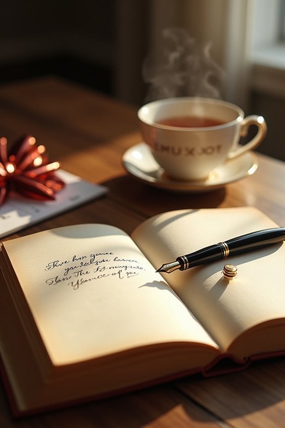 date the gift with intention and place