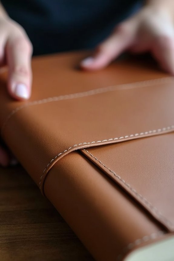 mirror left side pocket fold
