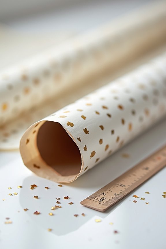 smaller rolls wrap fewer gifts