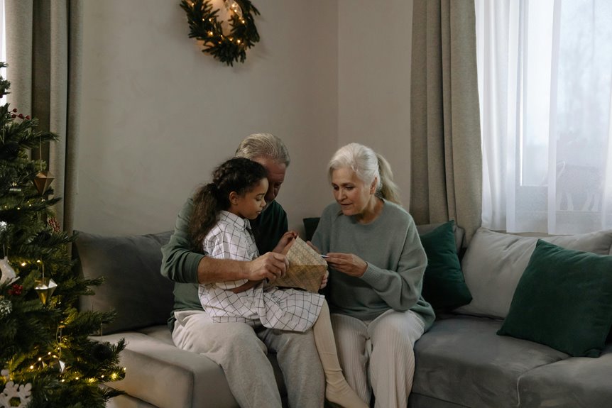 when do grandparents stop gift giving
